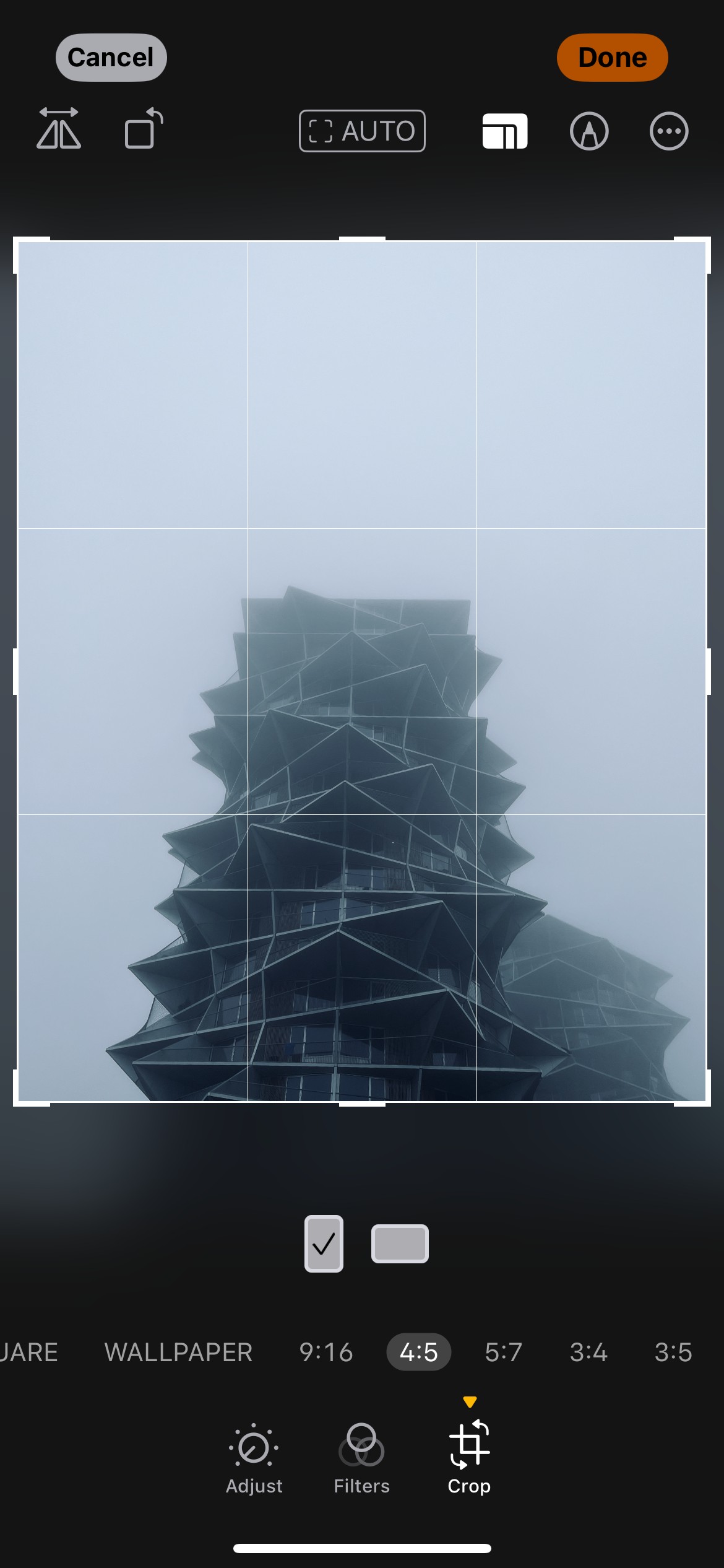 Ứng dụng Photos định dạng 4:5 cho IG