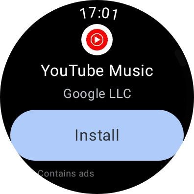 Ứng dụng YouTube Music trên Wear OS