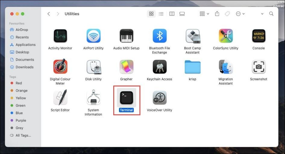 Utilities trên macOS