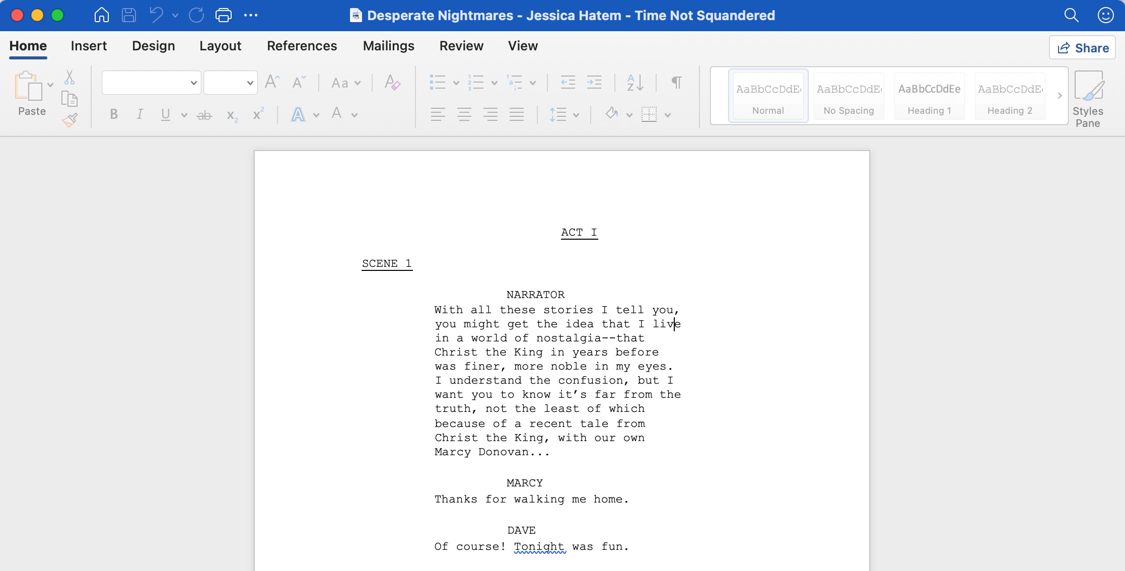 Văn bản của PDF mở và có thể chỉnh sửa trong Microsoft Word trên Mac