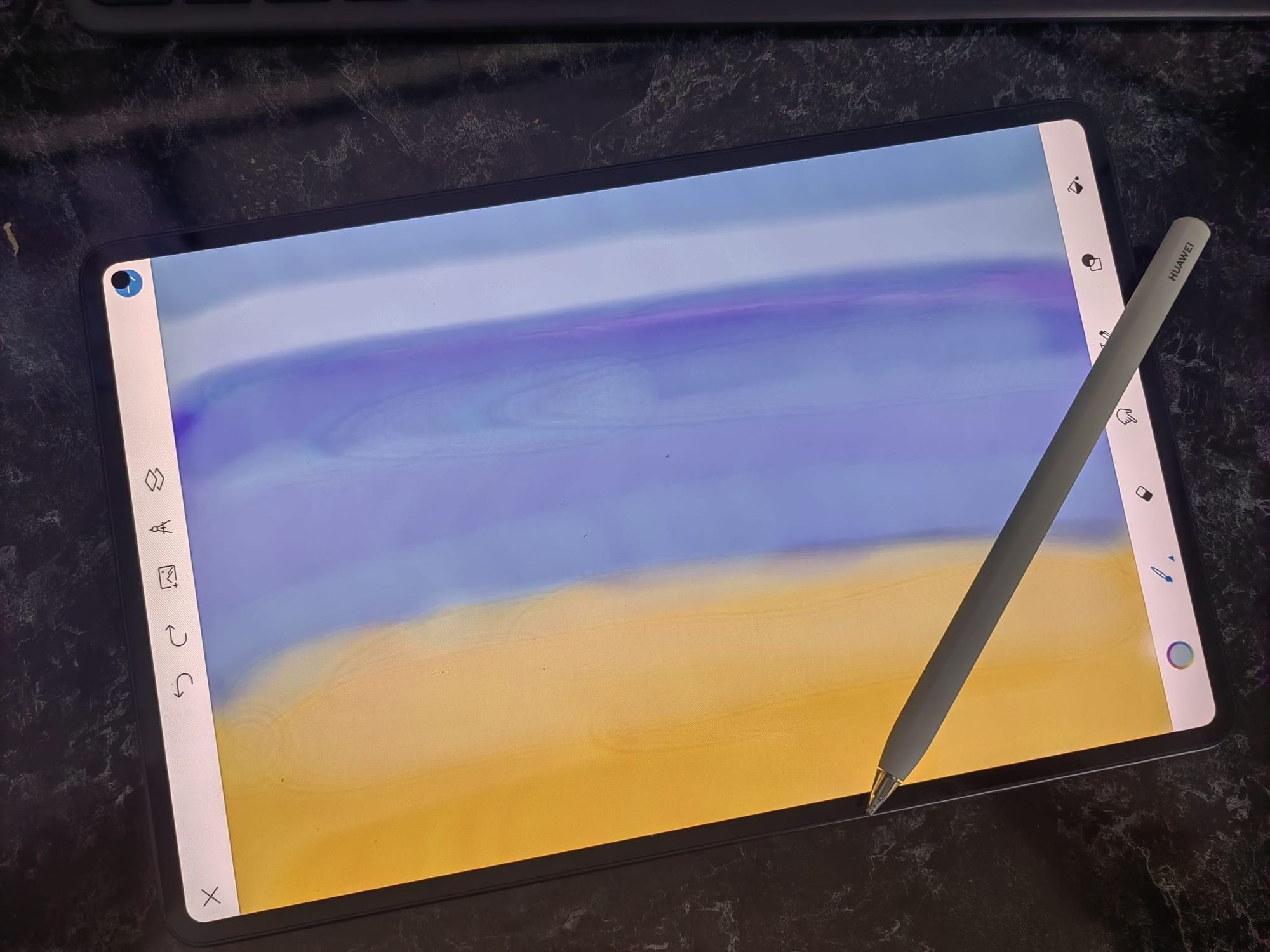 Vẽ trên Huawei MatePad Pro