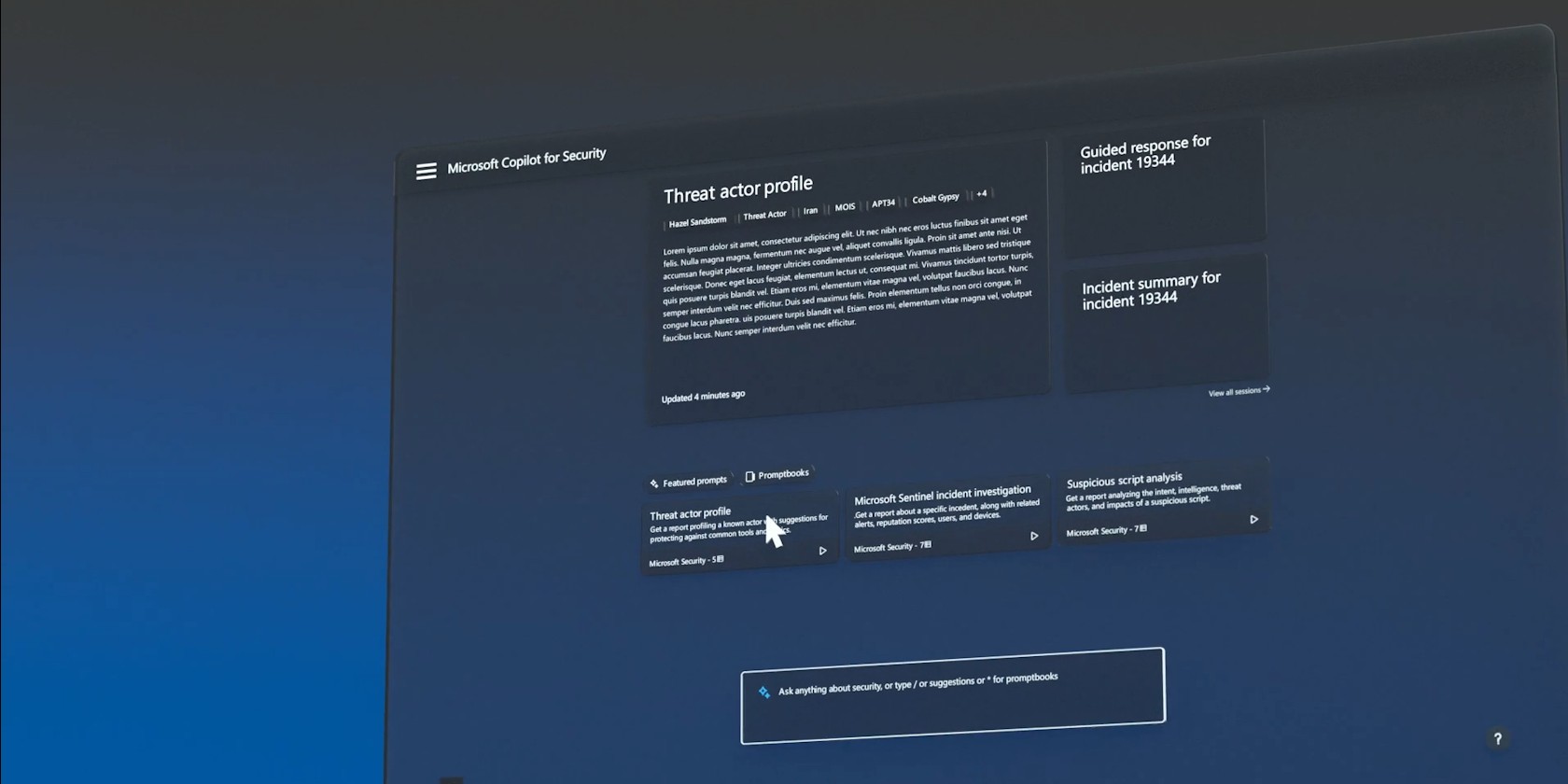 Ví dụ về Copilot cho Security