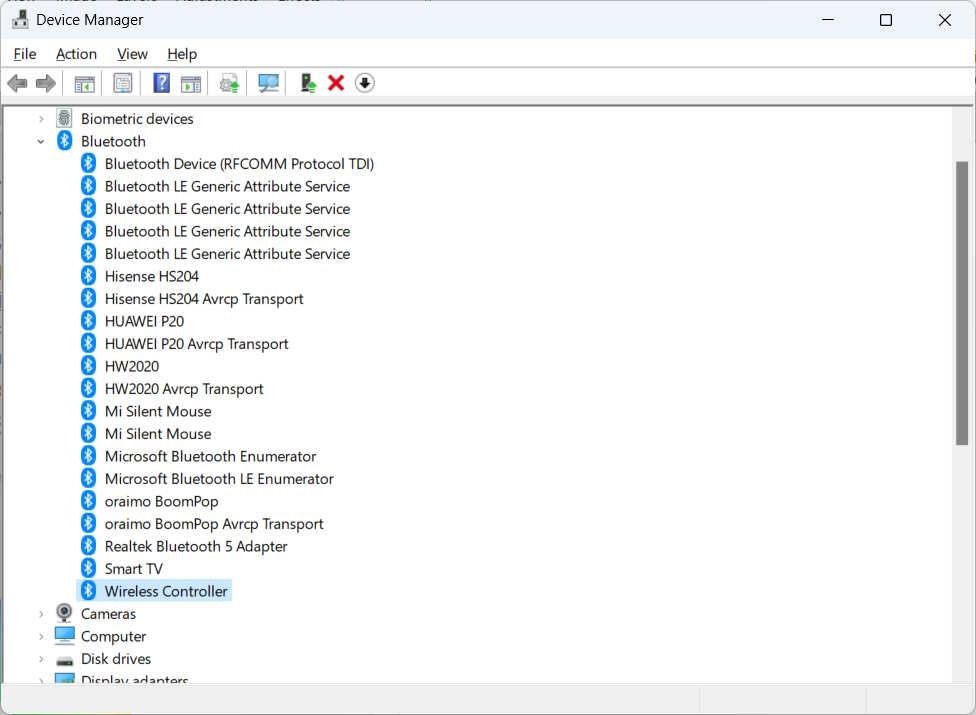 Wireless Controller trong Device Manager
