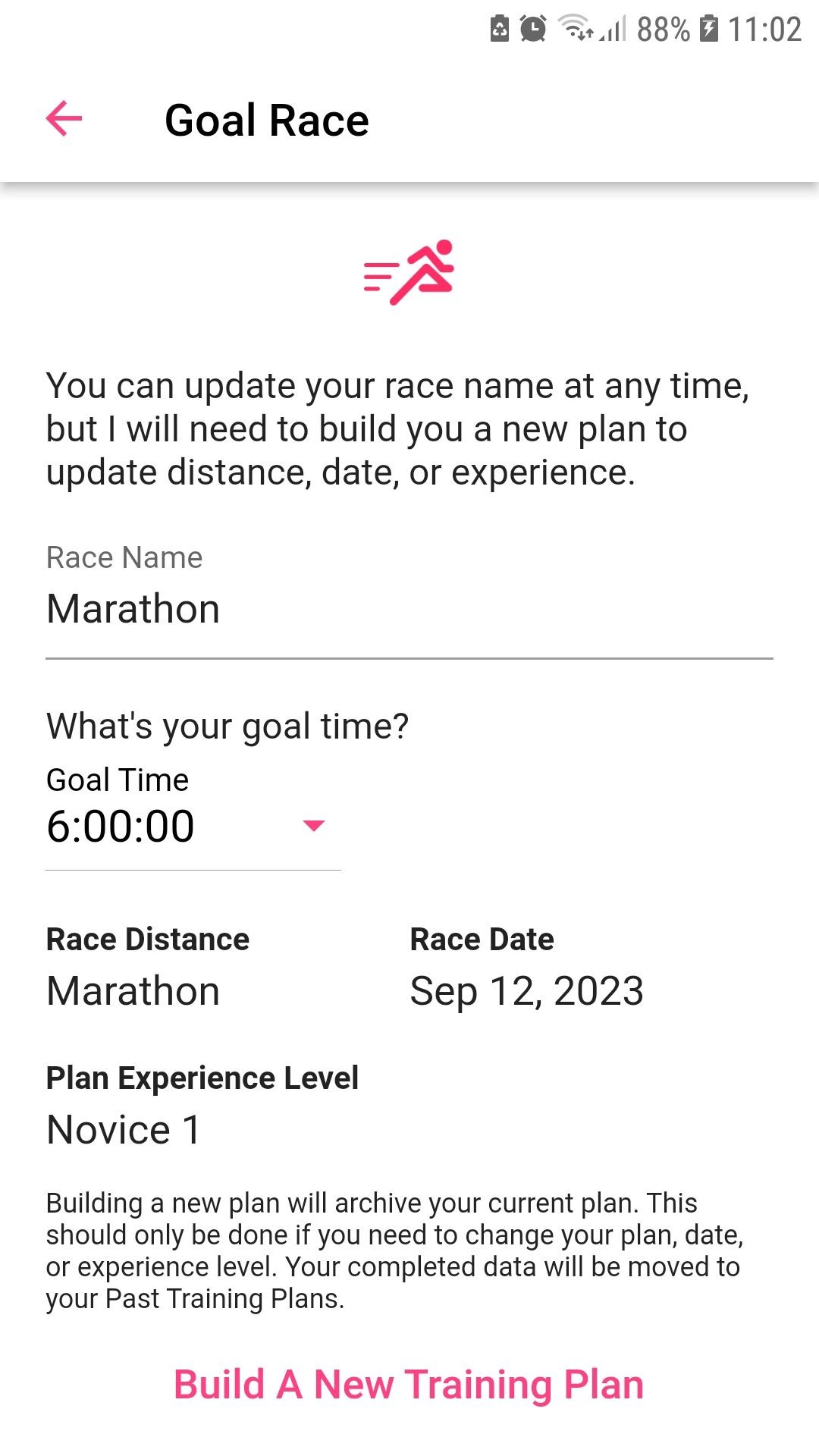 Xây dựng kế hoạch tập luyện với Run With Hal