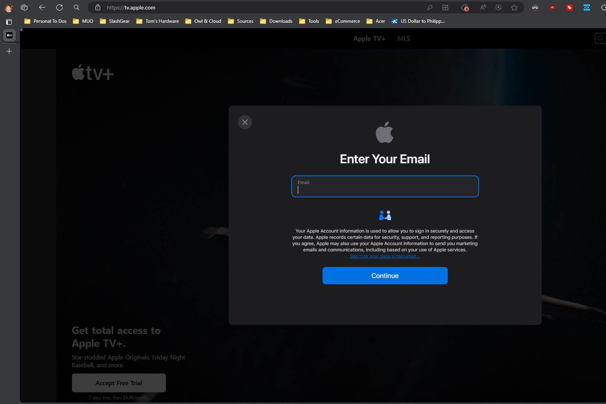 Xem Apple TV+ trên Microsoft Edge Windows 11