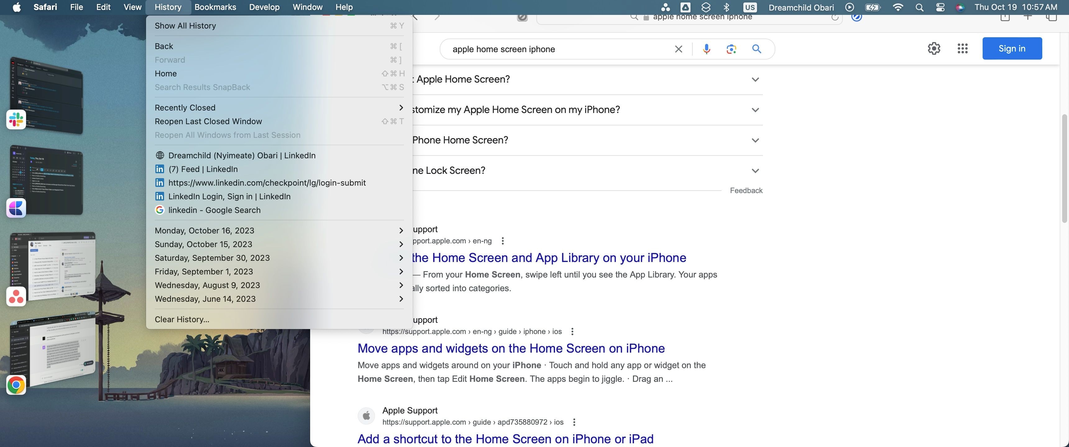 Xóa lịch sử duyệt web trên Safari Mac
